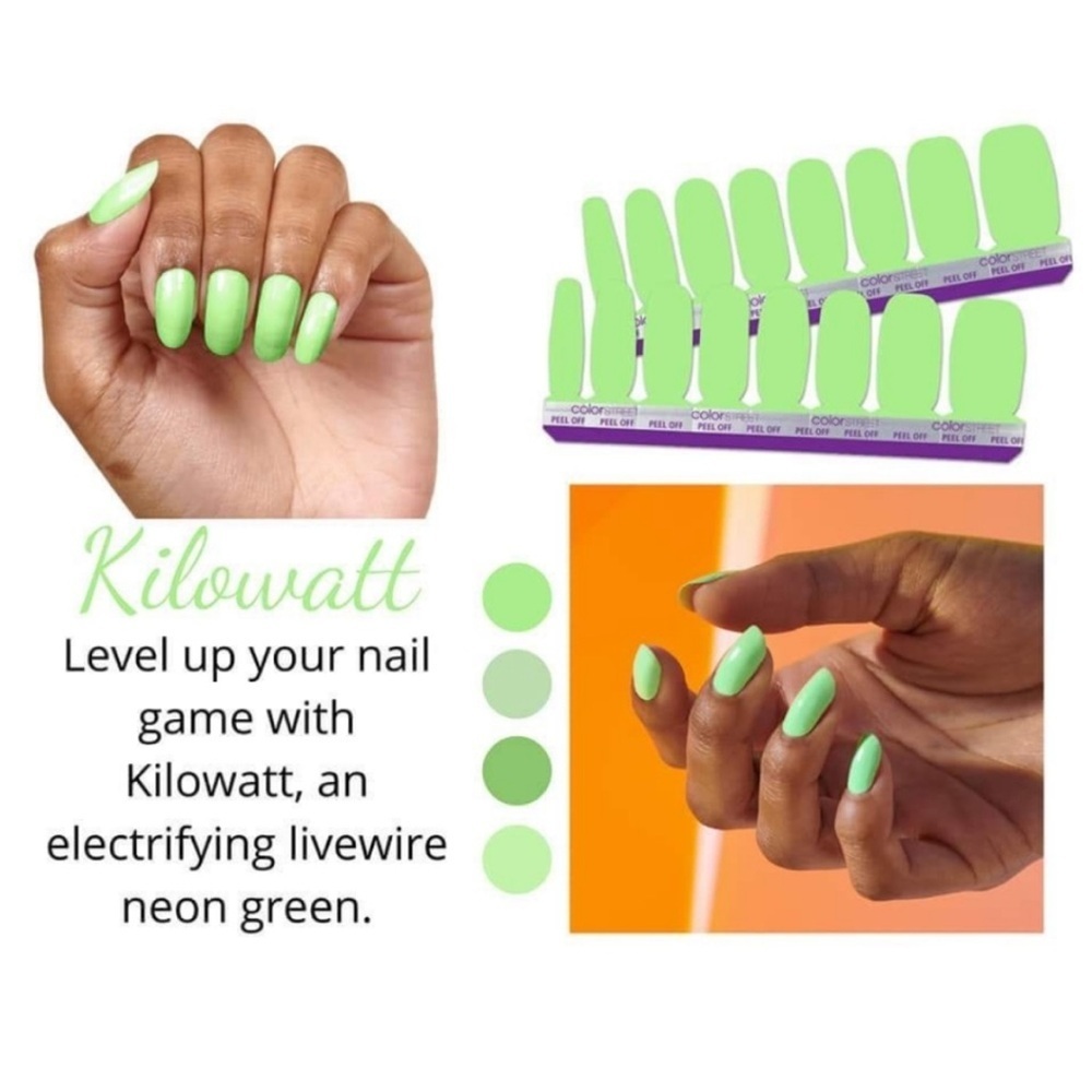 Color Street Kilowatt Nail Polish Strips